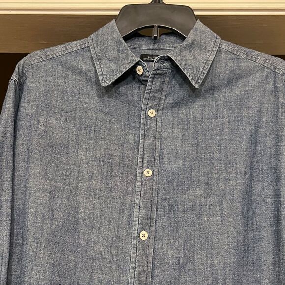 NWOT Kate Spade Saturday Button Front Chambray Denim Shirtdress Shirt Dress Sz 4 - Picture 2 of 2